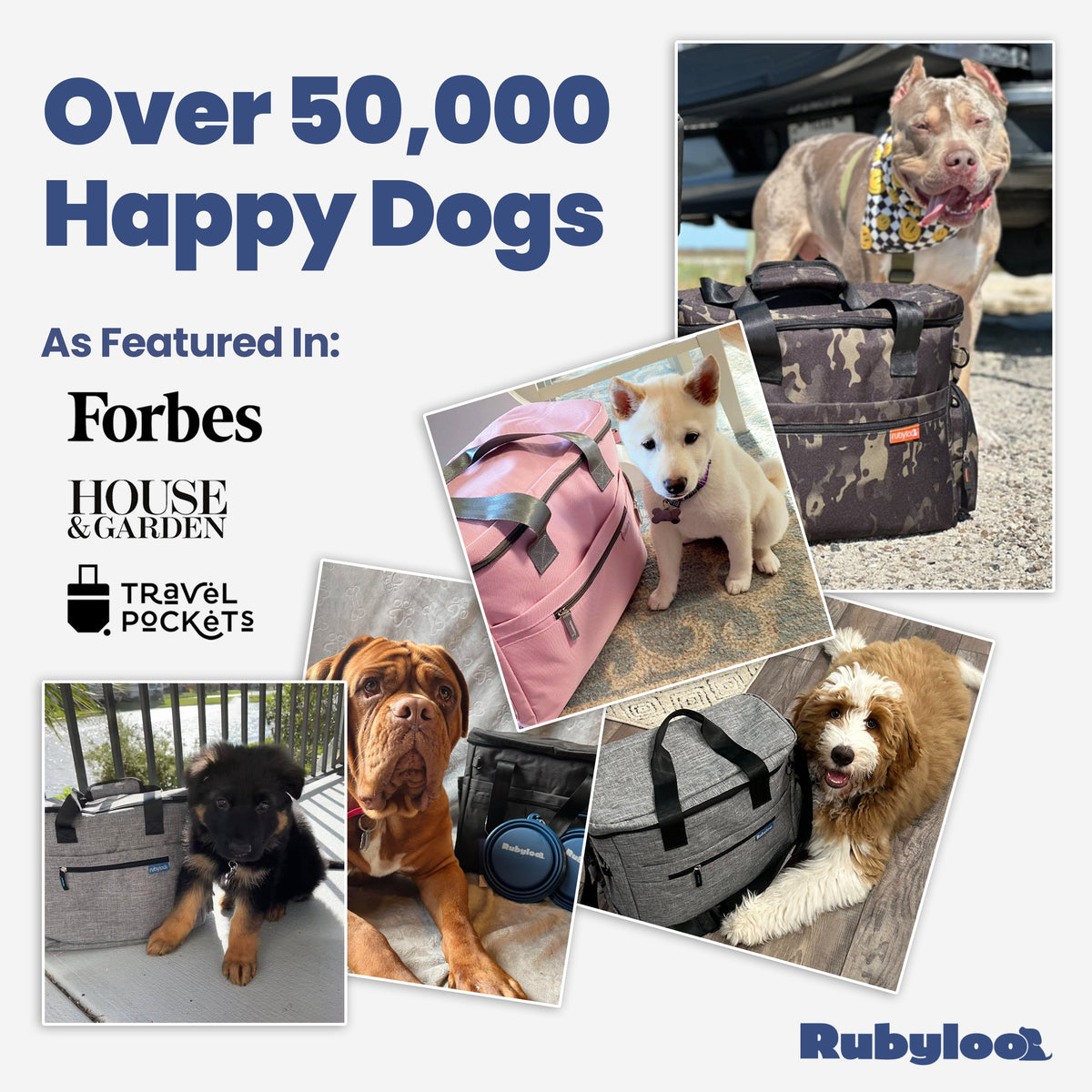 The Original Doggy Bag® Dog Travel Bag for Supplies