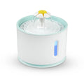 Cat water fountain Full-automatic circulating water Popular flower drinking device LED red and blue induction lamp
