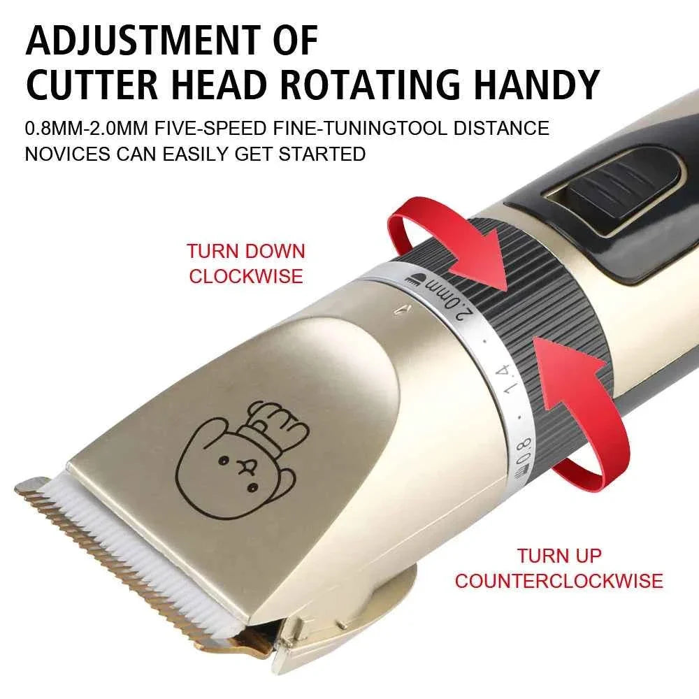 Cordless Pet Hair Clipper Set – Pro Dog & Cat Grooming Kit