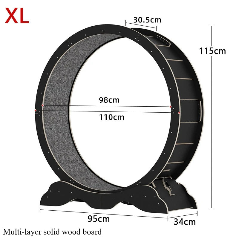 EU STOCK Treadmill for cats, treadmill for cats to parkour at home and small dogs, easy-to-assemble exercise rollers for cats
