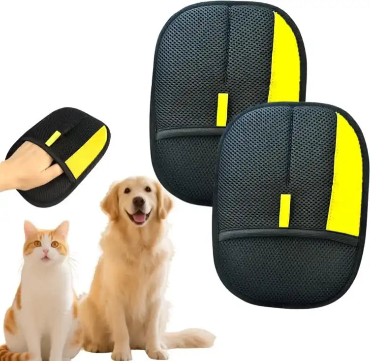 Pet Hair Removal Glove – Easy Pet Grooming for Dogs & Cats
